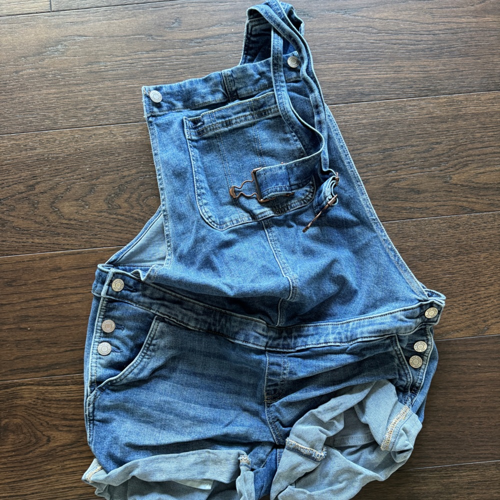 Maternity shorts overalls